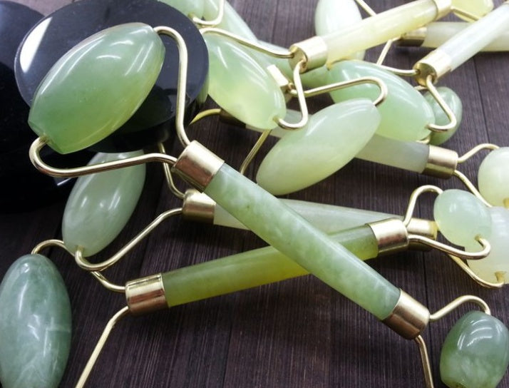 Relax, Roll, and Radiate with This Jade Face Massager