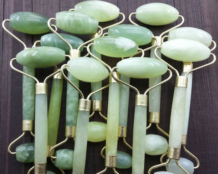 Relax, Roll, and Radiate with This Jade Face Massager